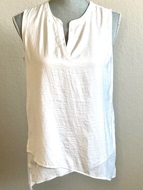 Chico’s Size 0 (US 4–6) Sleeveless Tunic Layered Tulip Hem Top
